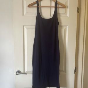 Zara navy blue dress